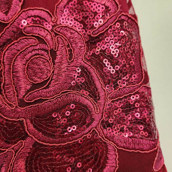 JS Collections Sequin Embroidered Dress - Size 10 - Picture 4 of 5